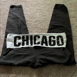 Straight leg yoga pants